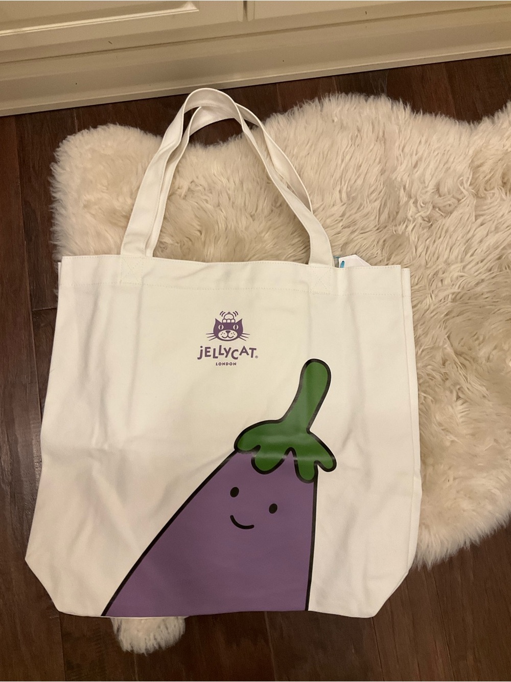 Jellycat EggplantTote Bag